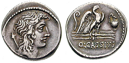 cassia roman coin denarius